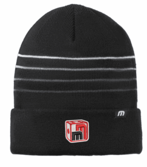 TravisMathew Striped Cuffed Beanie - TM1MY393 - Miniature Market