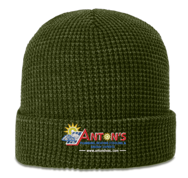 WAFFLE KNIT BEANIE WITH CUFF - 146 - Antons Plumbing