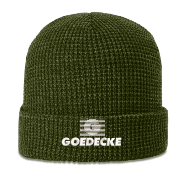 WAFFLE KNIT BEANIE WITH CUFF - 146 - Goedecke