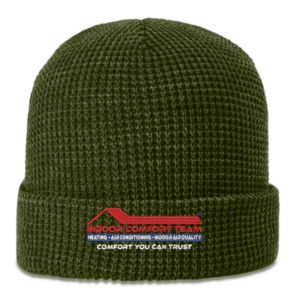 WAFFLE KNIT BEANIE WITH CUFF - 146 - Indoor Comfort Team