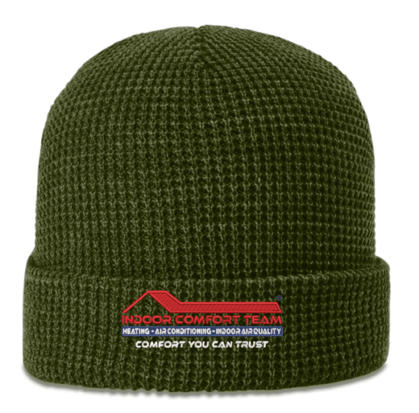 WAFFLE KNIT BEANIE WITH CUFF - 146 - Indoor Comfort Team