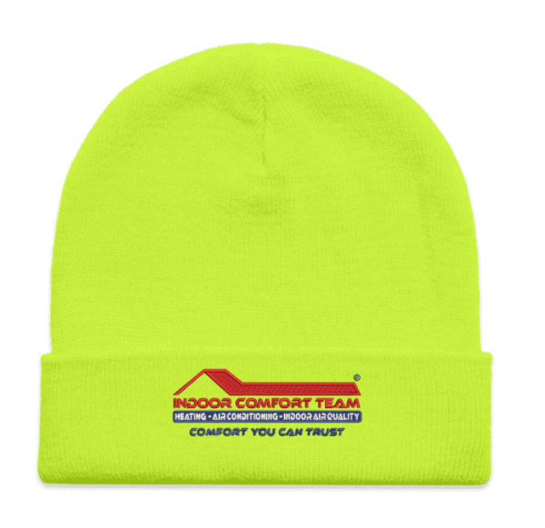CUFF SAFETY BEANIE SAFETY, ONE SIZE - AS-1107F - Indoor Comfort Team