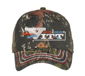 Port Authority Americana Contrast Stitch Camouflage Cap - C909 - VITT