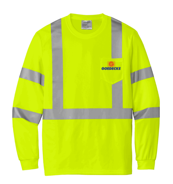 CornerStone  ANSI 107 Class 3 Mesh Long Sleeve Tee - CS203 - Goedecke
