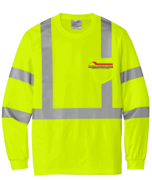 CornerStone  ANSI 107 Class 3 Mesh Long Sleeve Tee - CS203 - Indoor Comfort Team