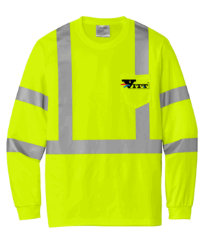 CornerStone  ANSI 107 Class 3 Mesh Long Sleeve Tee - CS203 - VITT