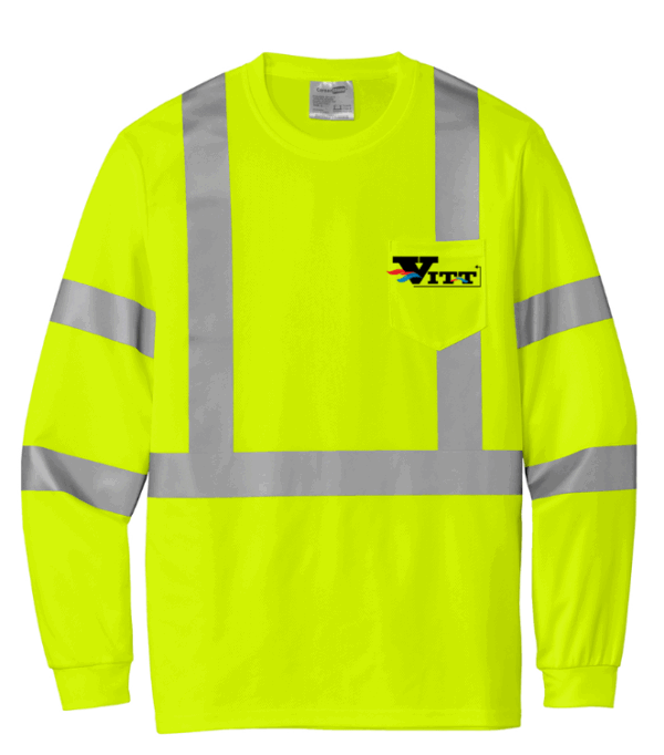CornerStone  ANSI 107 Class 3 Mesh Long Sleeve Tee - CS203 - VITT