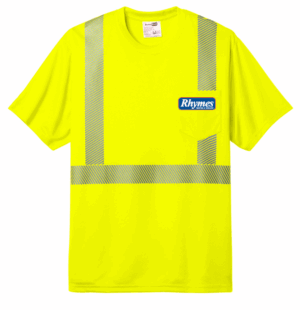 CornerStone ANSI 107 Class 2 Segmented Tape Tee CS204 - Rhymes