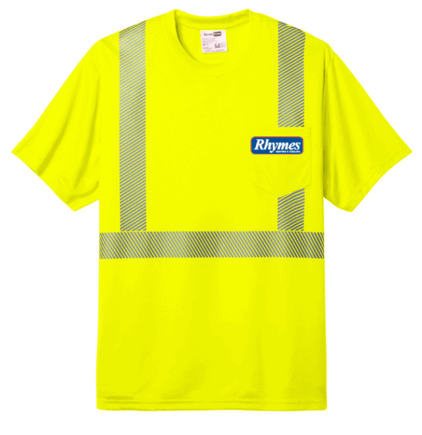 CornerStone ANSI 107 Class 2 Segmented Tape Tee CS204 - Rhymes