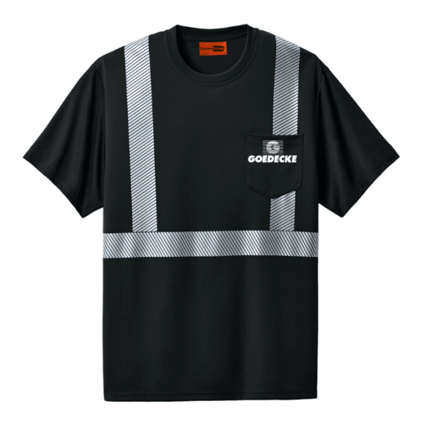 CornerStone Enhanced Visibility Segmented Tape Tee - CS206 - Goedecke