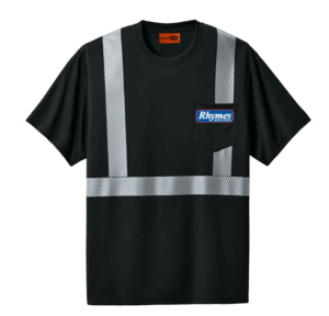 CornerStone Enhanced Visibility Segmented Tape Tee - CS206 - Rhymes