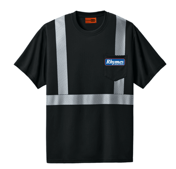 CornerStone Enhanced Visibility Segmented Tape Tee - CS206 - Rhymes