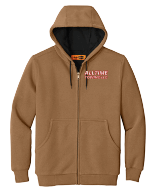 CornerStone - Heavyweight Full-Zip Hooded Sweatshirt with Thermal Lining - CS620 - AllTimesTowing