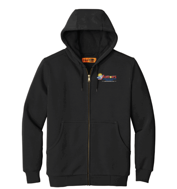 CornerStone - Heavyweight Full-Zip Hooded Sweatshirt with Thermal Lining - CS620 - Antons Plumbing