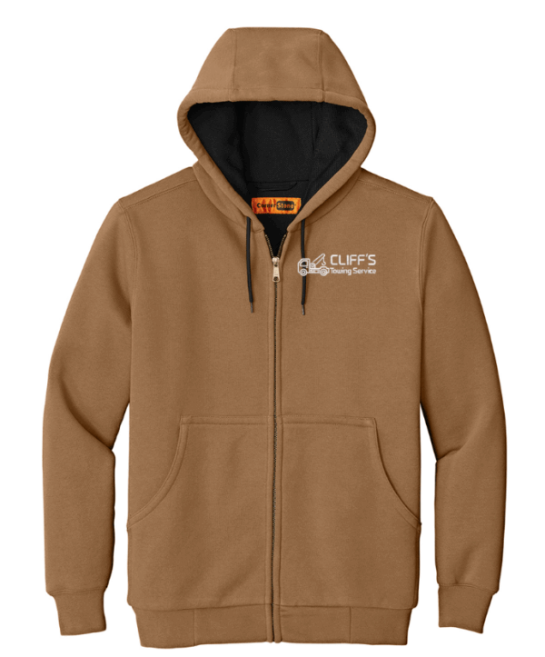 CornerStone - Heavyweight Full-Zip Hooded Sweatshirt with Thermal Lining - CS620 - Cliffs Towing Services