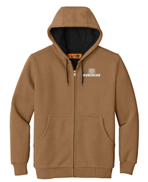 CornerStone - Heavyweight Full-Zip Hooded Sweatshirt with Thermal Lining - CS620 - Goedecke