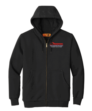 CornerStone - Heavyweight Full-Zip Hooded Sweatshirt with Thermal Lining - CS620 - Indoor Comfort Team