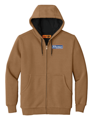 CornerStone - Heavyweight Full-Zip Hooded Sweatshirt with Thermal Lining - CS620 - Rhymes