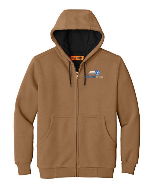 CornerStone - Heavyweight Full-Zip Hooded Sweatshirt with Thermal Lining - CS620 - Squires Services