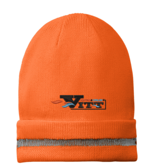 Enhanced Visibility Beanie with Reflective Stripe - CS800 - VITT