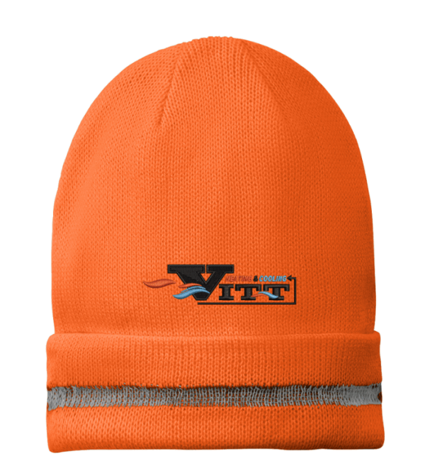 Enhanced Visibility Beanie with Reflective Stripe - CS800 - VITT