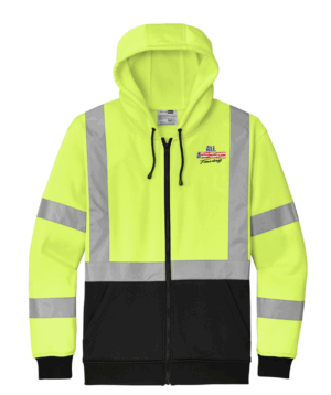 CornerStone A107 Class 3 Heavy-Duty Fleece Full-Zip Hoodie - CSF300 - All American Towing
