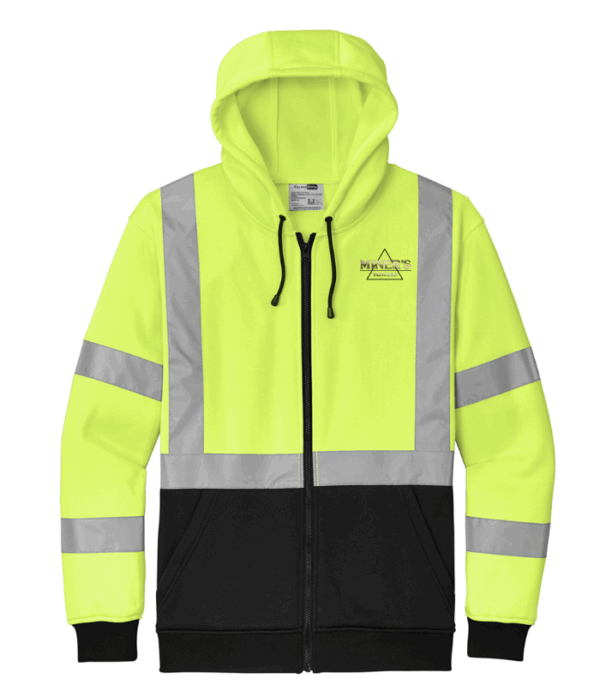 CornerStone A107 Class 3 Heavy-Duty Fleece Full-Zip Hoodie - CSF300 - Miner's Towing