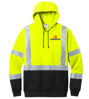 CornerStone ANSI 107 Class 3 Heavy-Duty Fleece Pullover Hoodie - CSF301 - Goedecke