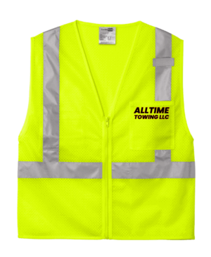 CornerStone ANSI 107 Class 2 Mesh Zippered Vest - CSV102 - AllTimesTowing
