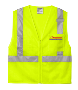 CornerStone ANSI 107 Class 2 Mesh Zippered Vest - CSV102 - Indoor Comfort Team