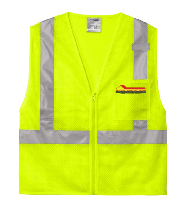CornerStone ANSI 107 Class 2 Mesh Zippered Vest - CSV102 - Indoor Comfort Team
