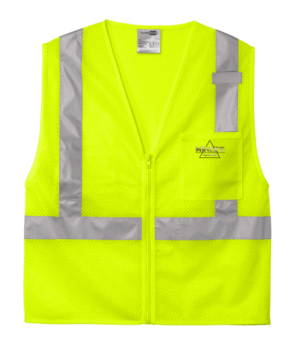 CornerStone ANSI 107 Class 2 Mesh Zippered Vest - CSV102 - Miner's Towing