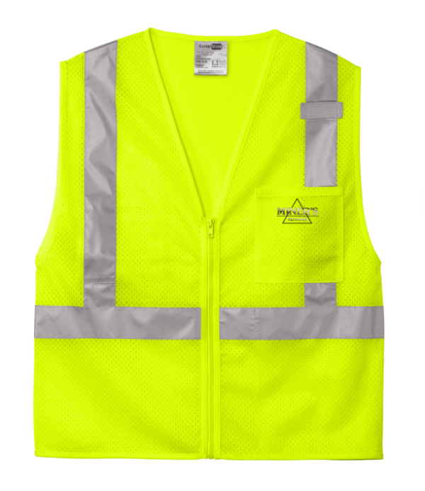 CornerStone ANSI 107 Class 2 Mesh Zippered Vest - CSV102 - Miner's Towing