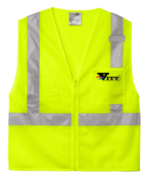 CornerStone ANSI 107 Class 2 Mesh Zippered Vest - CSV102 - VITT