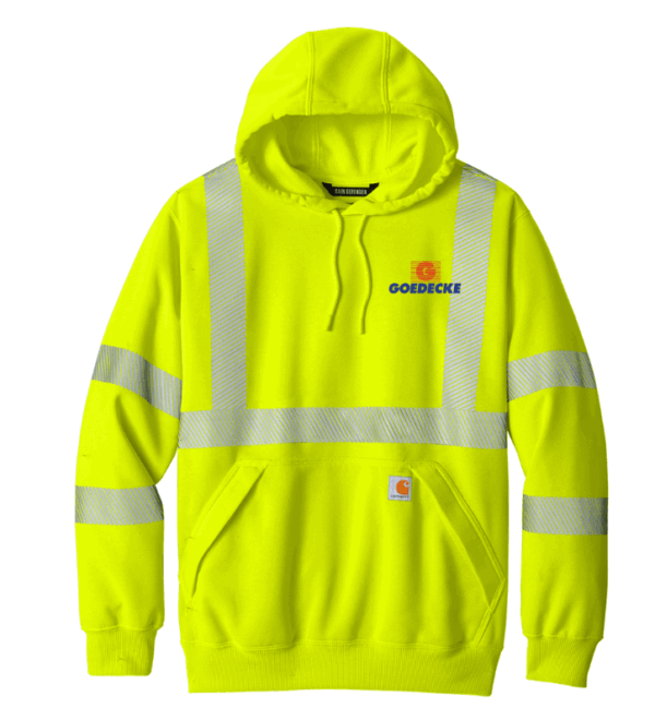 Carhartt ANSI 107 Class 3 Hooded Sweatshirt CT104987 - Goedecke