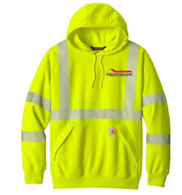 Carhartt ANSI 107 Class 3 Hooded Sweatshirt CT104987 - Indoor Comfort Team