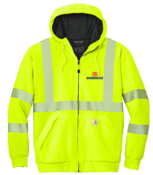 Carhartt ANSI 107 Class 3 Lined Full-Zip Sweatshirt - CT104988 - Goedecke