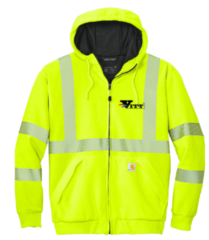 Carhartt ANSI 107 Class 3 Lined Full-Zip Sweatshirt - CT104988 - VITT