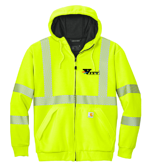 Carhartt ANSI 107 Class 3 Lined Full-Zip Sweatshirt - CT104988 - VITT