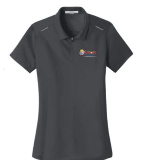 Port Authority Women's Pinpoint Mesh Zip Polo - L580 - Antons Plumbing