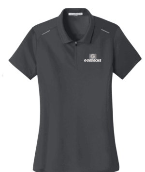 Port Authority Women's Pinpoint Mesh Zip Polo - L580 - Goedecke