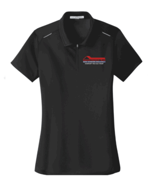 Port Authority Women's Pinpoint Mesh Zip Polo - L580 - Indoor Comfort Team