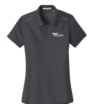 Port Authority Women's Pinpoint Mesh Zip Polo - L580 - VITT