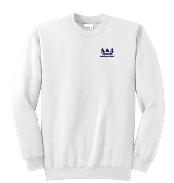 Port & Company - Essential Fleece Crewneck Sweatshirt - PC90 - A & A Towing Service