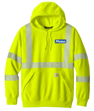 Carhartt ANSI 107 Class 3 Hooded Sweatshirt CT104987 - Rhymes