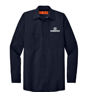 Red Kap Long Sleeve Industrial Work Shirt - SP14 - Goedecke