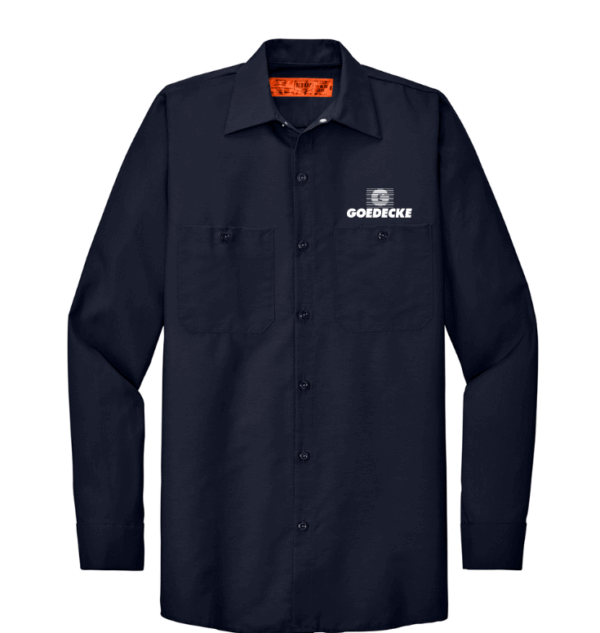Red Kap Long Sleeve Industrial Work Shirt - SP14 - Goedecke