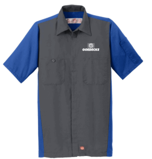 Red Kap Short Sleeve Ripstop Crew Shirt - SY20 - Goedecke