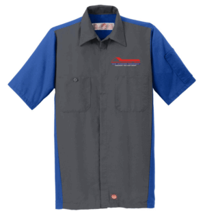 Red Kap Short Sleeve Ripstop Crew Shirt - SY20 - Indoor Comfort Team