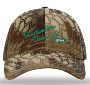 GARMENT WASHED PRINTED TRUCKER - 111P Southwestern Electric Co